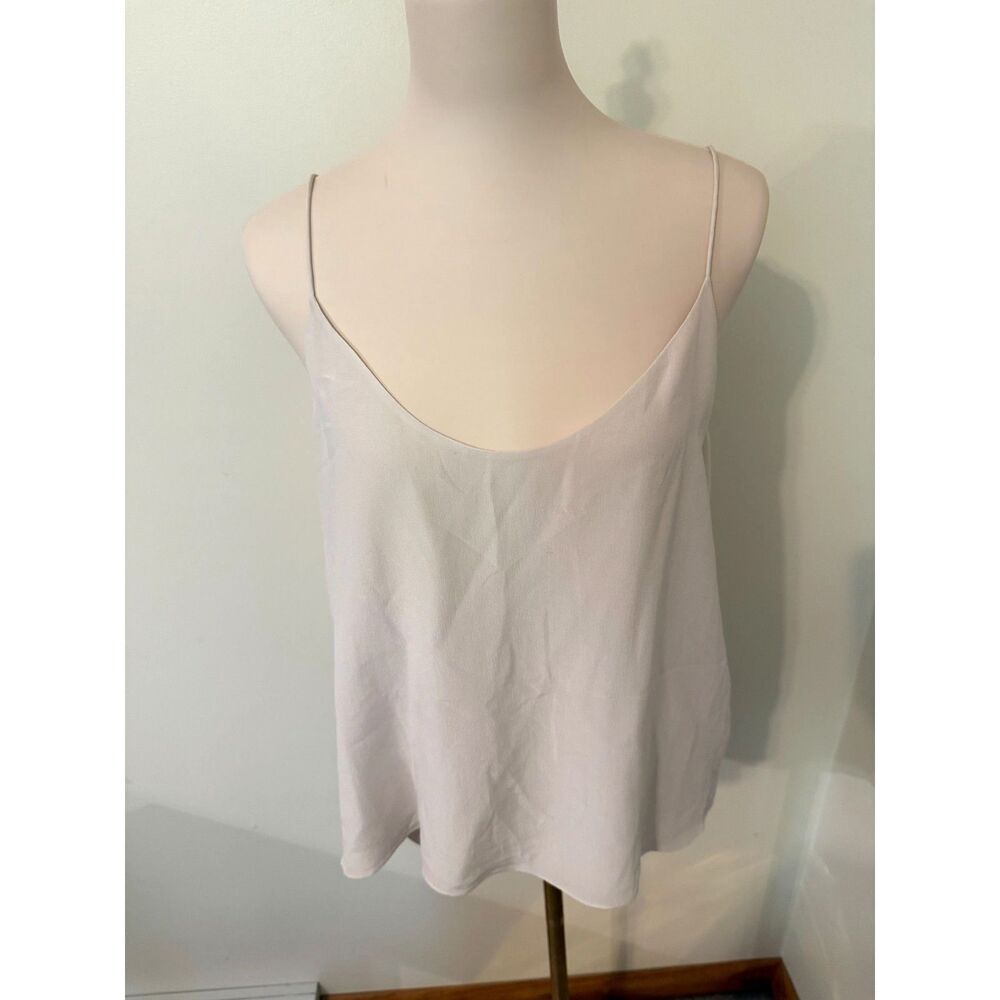 Everlane 100% Silk Camisole Tank Top Ivory Cream Size 12 Minimalist